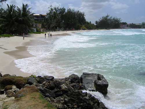 Most beaches are not too crowded