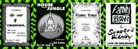 Waldhaus, Montagsparties, 11/1997 (flyer)