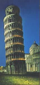 The tower of Pisa