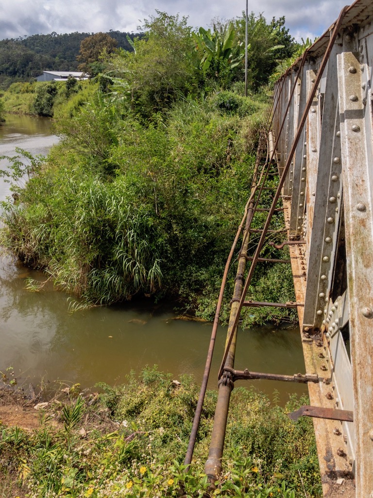 A somwhat broken (but still used) bridge