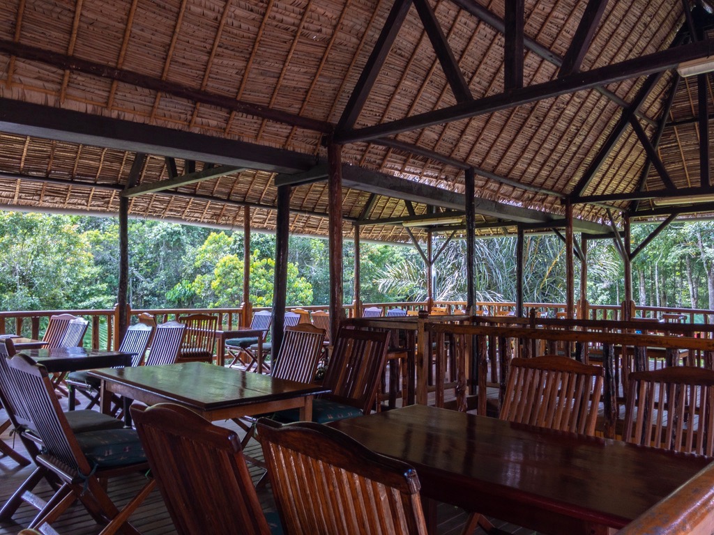 A popular restaurant in Andasibe