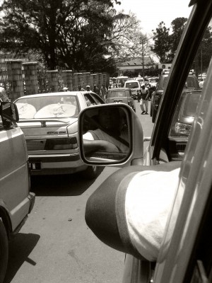 Traffic remains congested, albeit not as much as in 2000
