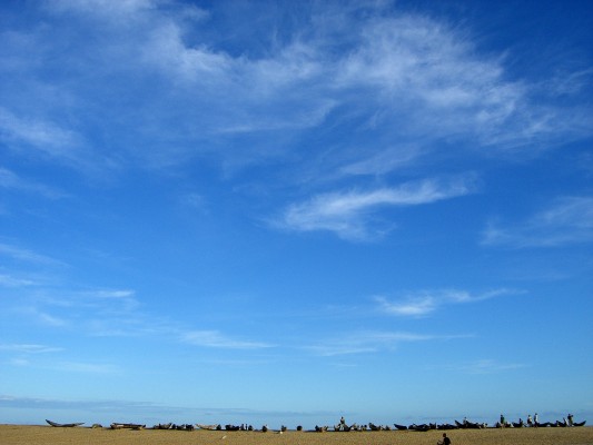 Boats at the beach