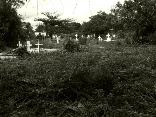 Christian cemetary (not a common view)